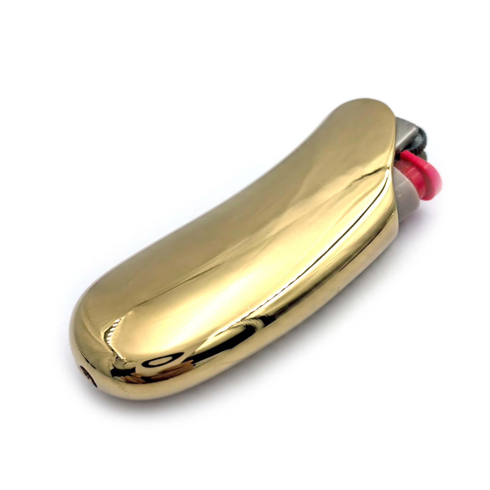 Heavy Curved Lighter Case Cover Holder Sleeve Pouches Metal Ergonomic Design for BIC Mini Size Lighter J5-image-36