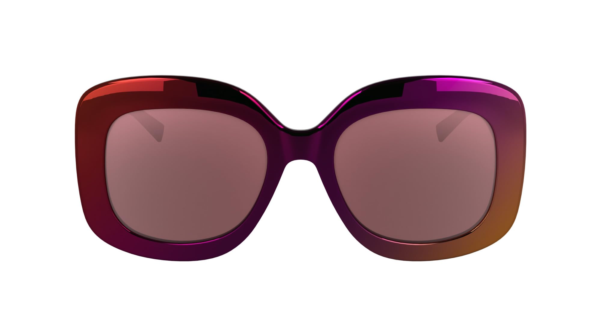 Karl Lagerfeld Women's Mirror Wine Sunglasses Kl6165s - With Solid Mirror Pink Lens