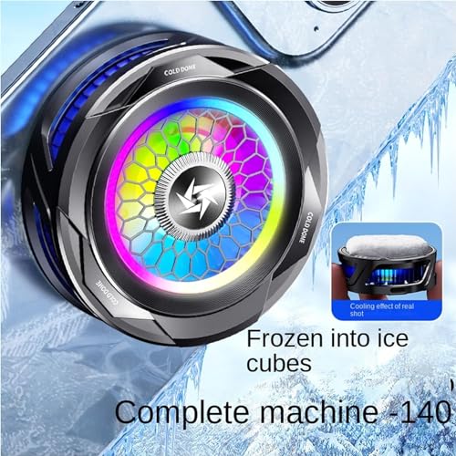 Image of Styleoxx SL-25 Magnetic Mobile Cooler, Semiconductor Technology Phone Cooler RGB Lights, Instant Gaming Semiconductor Cooling for Android /Tablet /Pad