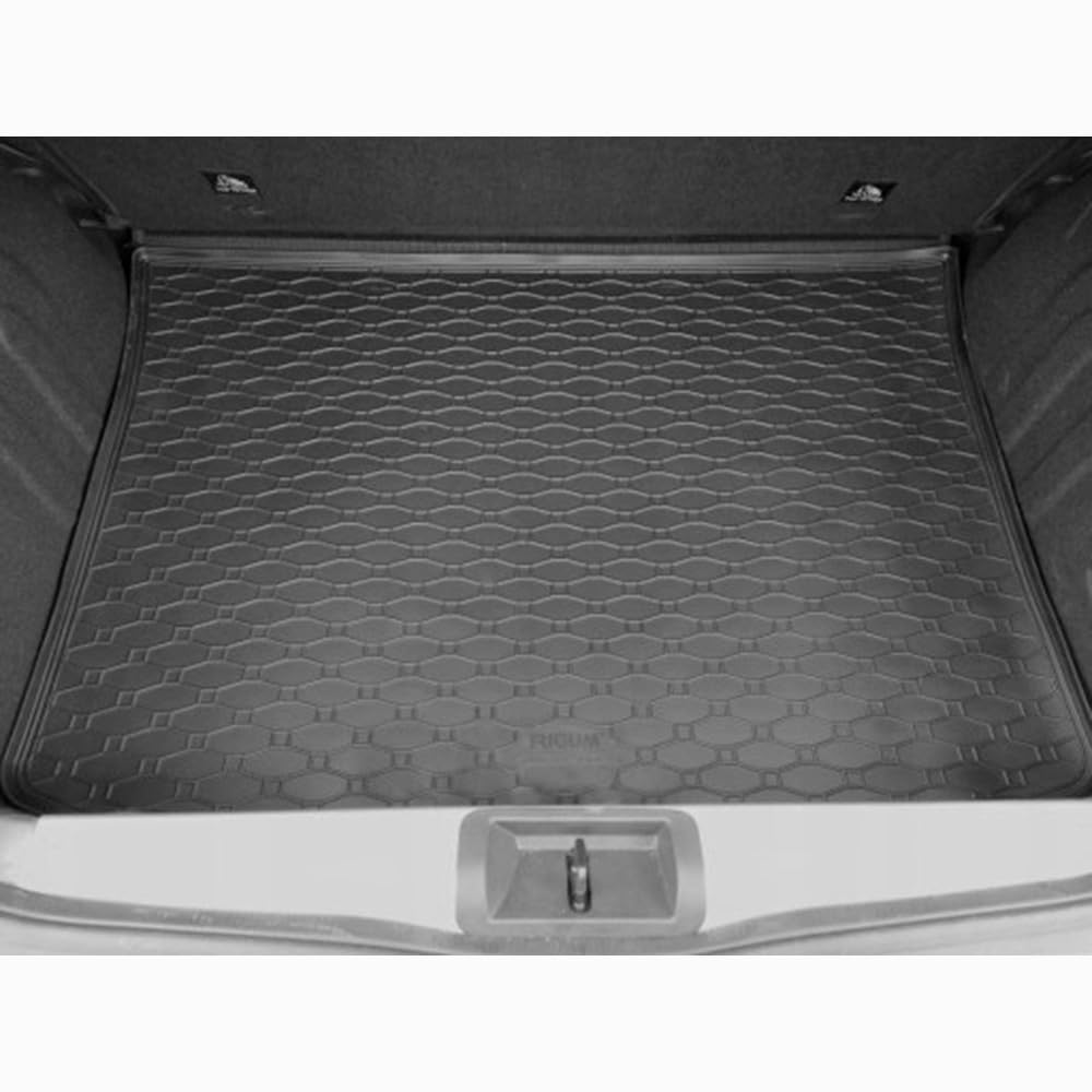 Car Lux Duo AR07016 + AR07025 - Conjunto de Alfombra Protector Maletero de Goma y Alfombrillas de Goma a Medida para Dacia Spring Desde 2022