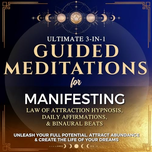 『Guided Meditations for Manifesting Ultimate 3-in-1』のカバーアート