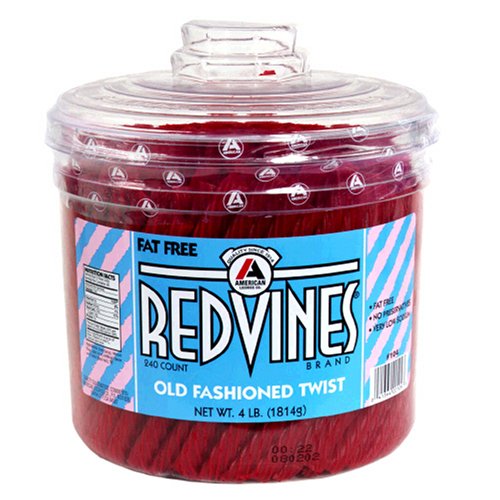 Red Vines, 240 Piece Jar, 4 lb Grocery & Gourmet Food