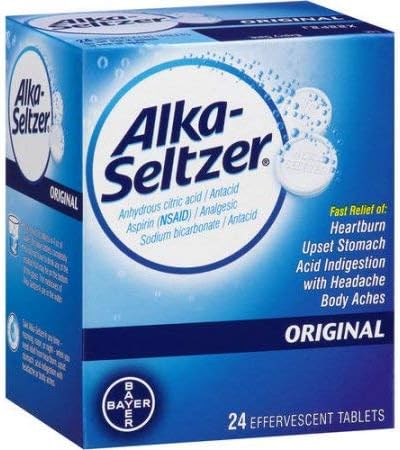 Alka-Seltzer Effervescent Original Tablets (Pack of 2)