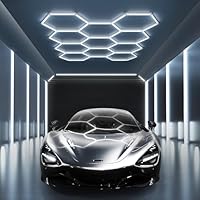 Modern 11 Hexagon LED Garage Light only .99: eDeal Info