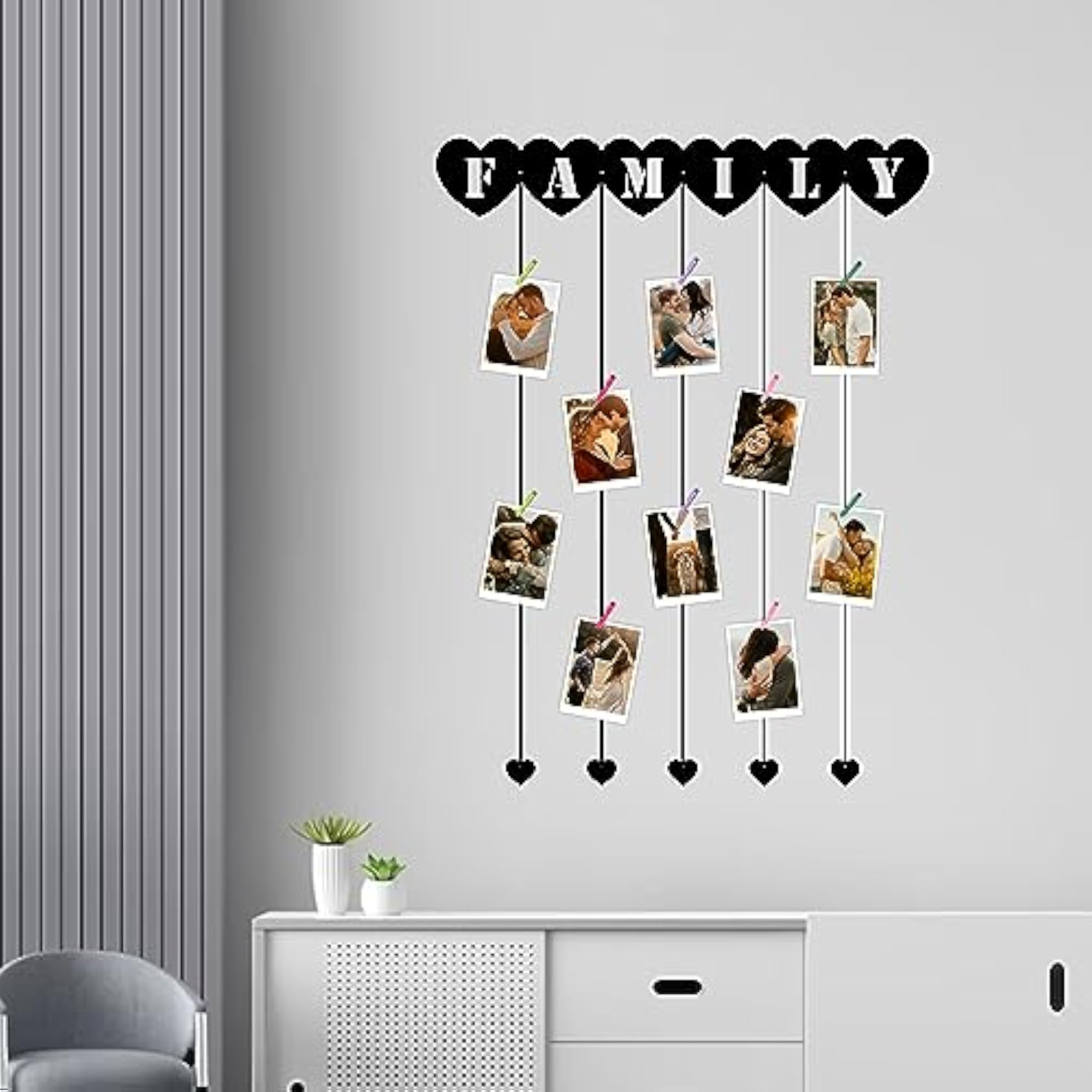 Gift Decore Self Customize Dream Catcher with 10 Colorful Clips