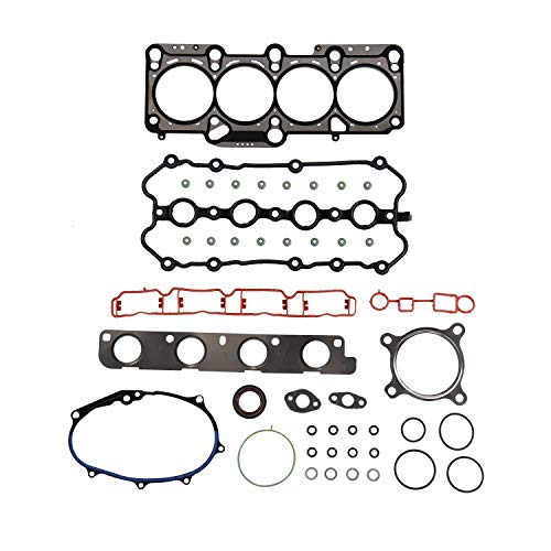 Image of DNJ HGB8002 Engine Cylinder Head Gasket Set with Head Bolt Kit, Complete Repair Set for 2006-2015 Audi, Volkswagen Eos, Golf R, GTI 2.0L L4 16V DOHC 1984cc