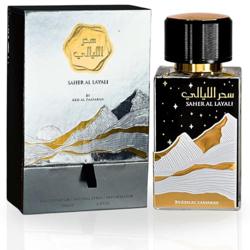 Ard Al Zaafaran Saher Al Layali Eau de Parfum Spray para homens, 100 ml