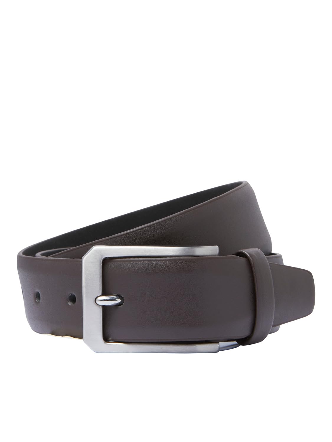 JACK & JONES Synthetic Jacron Classic Belt Noos, Black Coffee, 80 cm