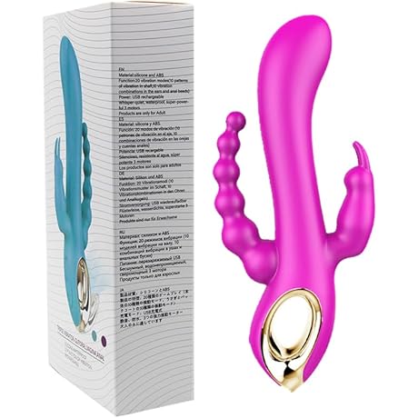 3 in 1 Silicone G-Spot Rabbit Anal Vibrator