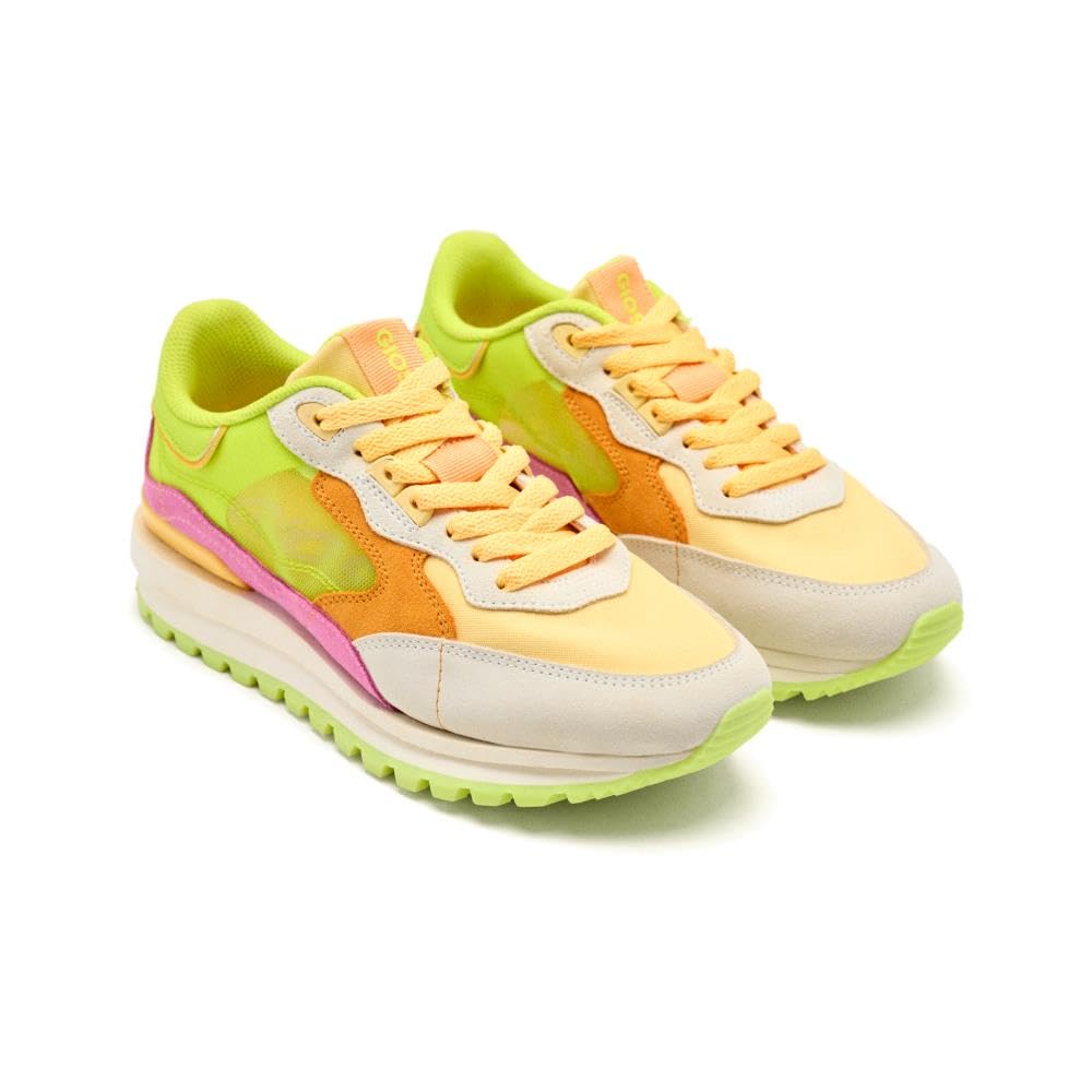 GIOSEPPO Womens Iola Sneaker, Lemon Tree, 7.5 UK