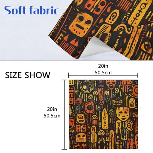 Servilletas de Tela Multicolor Set x6 20 x 20 pulgadas miniatura 6