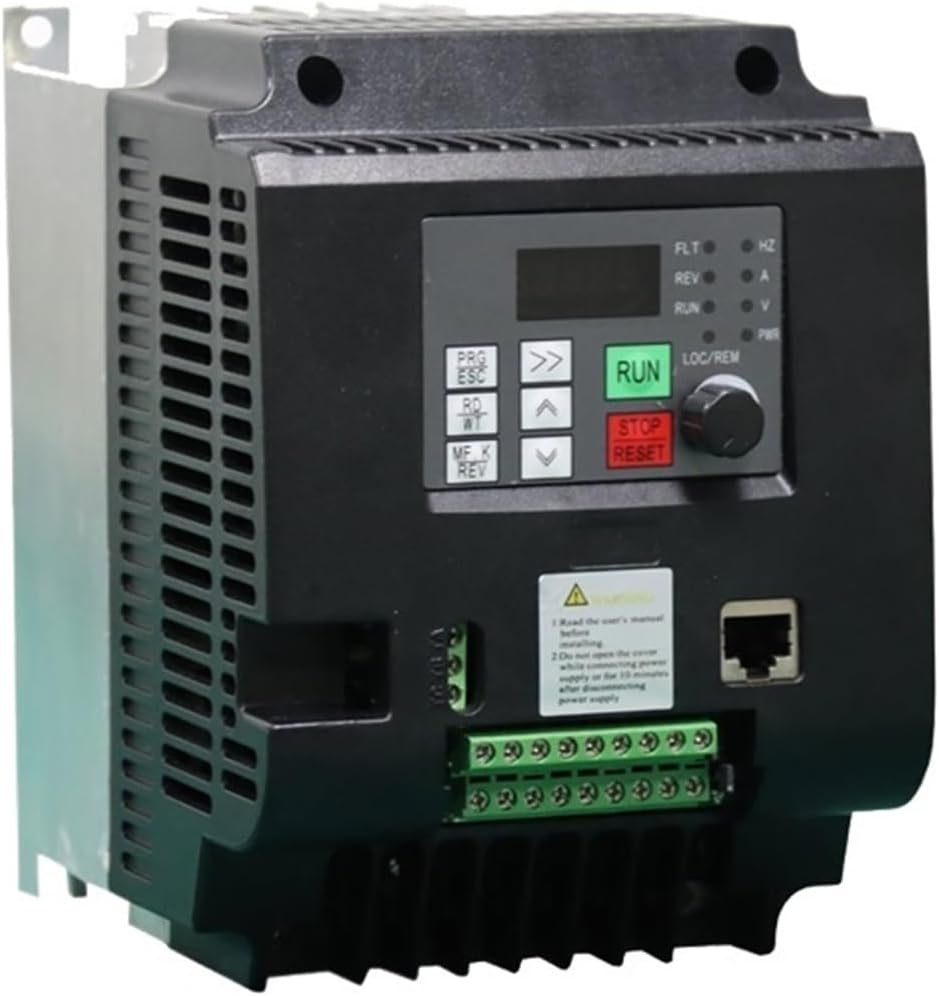 frequency inverter Frequency inverter VFD 1-phase input 220V, 1-phase output 220V 0.75KW/1.5KW/2.2KW/4KW/5.5KW/7.5KW Universal VFD NFLIXIN INVERTER(Color:220V 4KW)