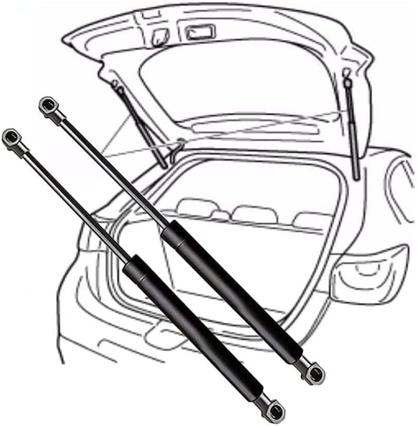 MARUE 2 Pcs Hatch Back Tailgate Trunk Gas Spring Strut Lift Support for Hummer H2 2003-2009(OEM:SG230052)-66.8cm,Rear Tailgate Struts Coilovers Tailgate Gas Struts