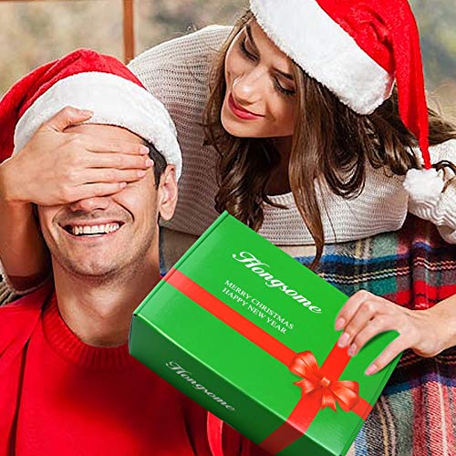 Hongsome Gnome Christmas Tree Topper Plaid Hat,23.6Inch Large Buffalo Check Xmas Santa Scandinavian Gnomes Plush Swedish Tomte Decoration,Christmas Tree Toppers For Holiday Home Décor Toy Red&Black #TOP6