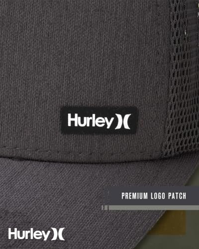 Image of Hurley Men's Caps - H2O-Dri League Baseball Caps for Men with Snapback Closure - Classic Mens Trucker Hats (S-XL)