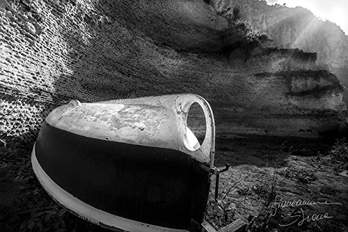 Capri Barca a bagni di Tiberio pour remplacer un cadre mural vide par un paysage marin