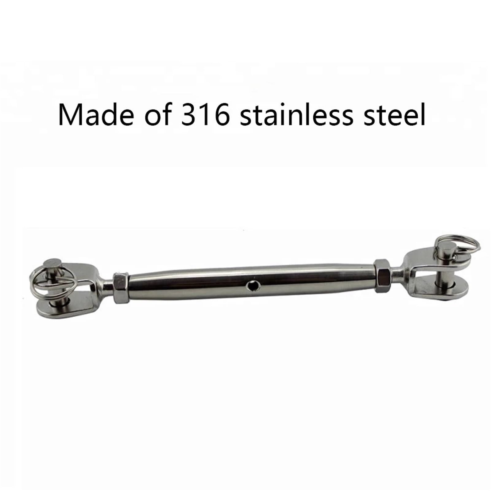 Tenditore Acciaio 5 Pz 316 Rigging in Acciaio Inox M5 M6 M8 Chiuso Mandibolare Tenditore Bulloni Viti di Fissaggio in Acciaio Inox(M5)