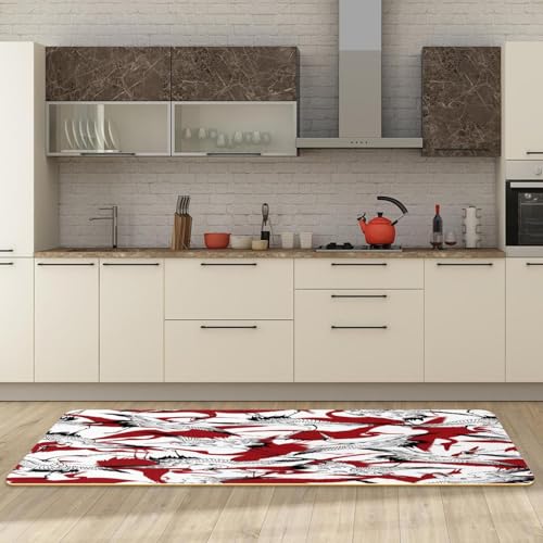 Alfombrillas de cocina japonesas para pasillo y cuarto de lavado alfombras VAPOKF hogar 3