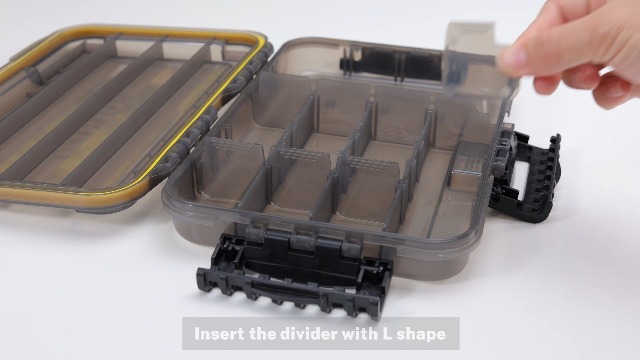 Gonex 3600 Tackle Trays Boxes Waterproof, Removable Dividers, for Fishing