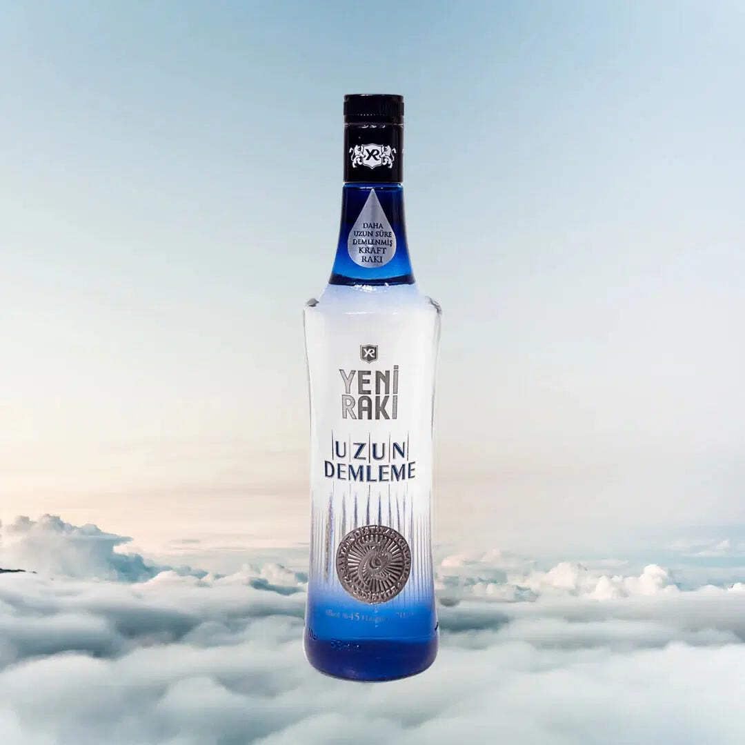 Yeni Raki Uzun Demleme - Turkey's First Craft Raki, Long Distilled, 100% Fresh Grapes - 1X0.7 L With 45% Vol. - Made In Turkey