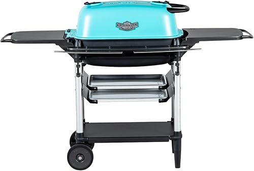 Miniatura 7 de PK Grills Parrilla de barbacoa y ahumador portátil para parrillas al aire libre, campamento, patio trasero, patio, parrillas de aluminio fundido,