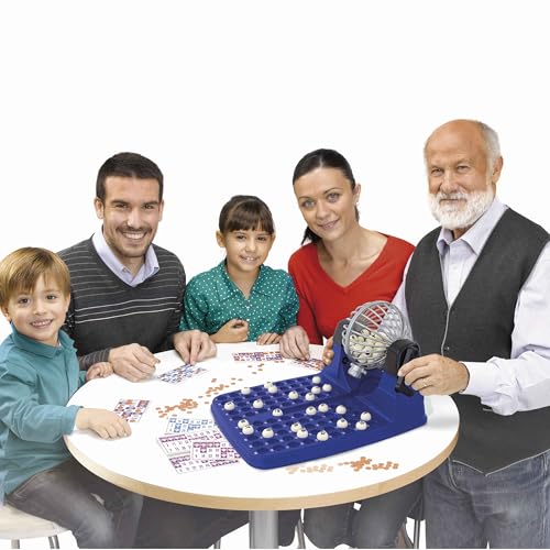 Chicos Kinder - Bingo 72 Karten Bingo Brettspiel Lotto XXXL mit 72 Karten und 90 unauslöschlichen Bällen | ab 3 Jahren (20905)