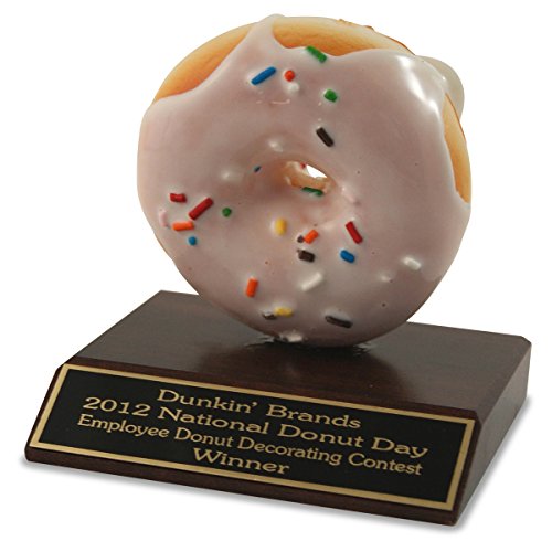 Far Out Awards Sprinkle Donut Trophy - Doughnut Trophy, Police Trophy, Funny Police Awards, Cop Recognition Award, Homer Simpson Donut Trophy, Donut Eating Contest Trophy, Donut Lover Gift