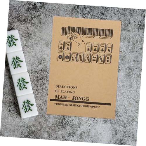 Manual completo de aprendizaje de Mahjong Yardwe 3 piezas miniatura 7