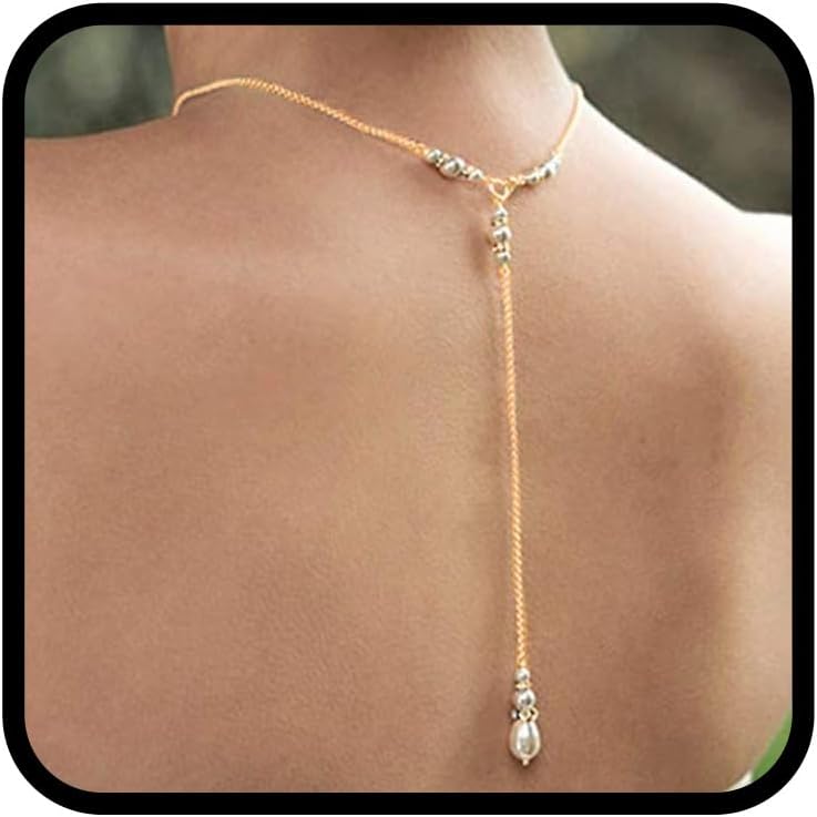 Gyöngy nyaklánc arany könnycsepp medállal