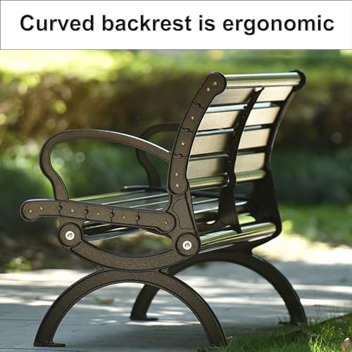 Banc de jardin confortable pour optimiser l'aménagement de votre arrière-cour