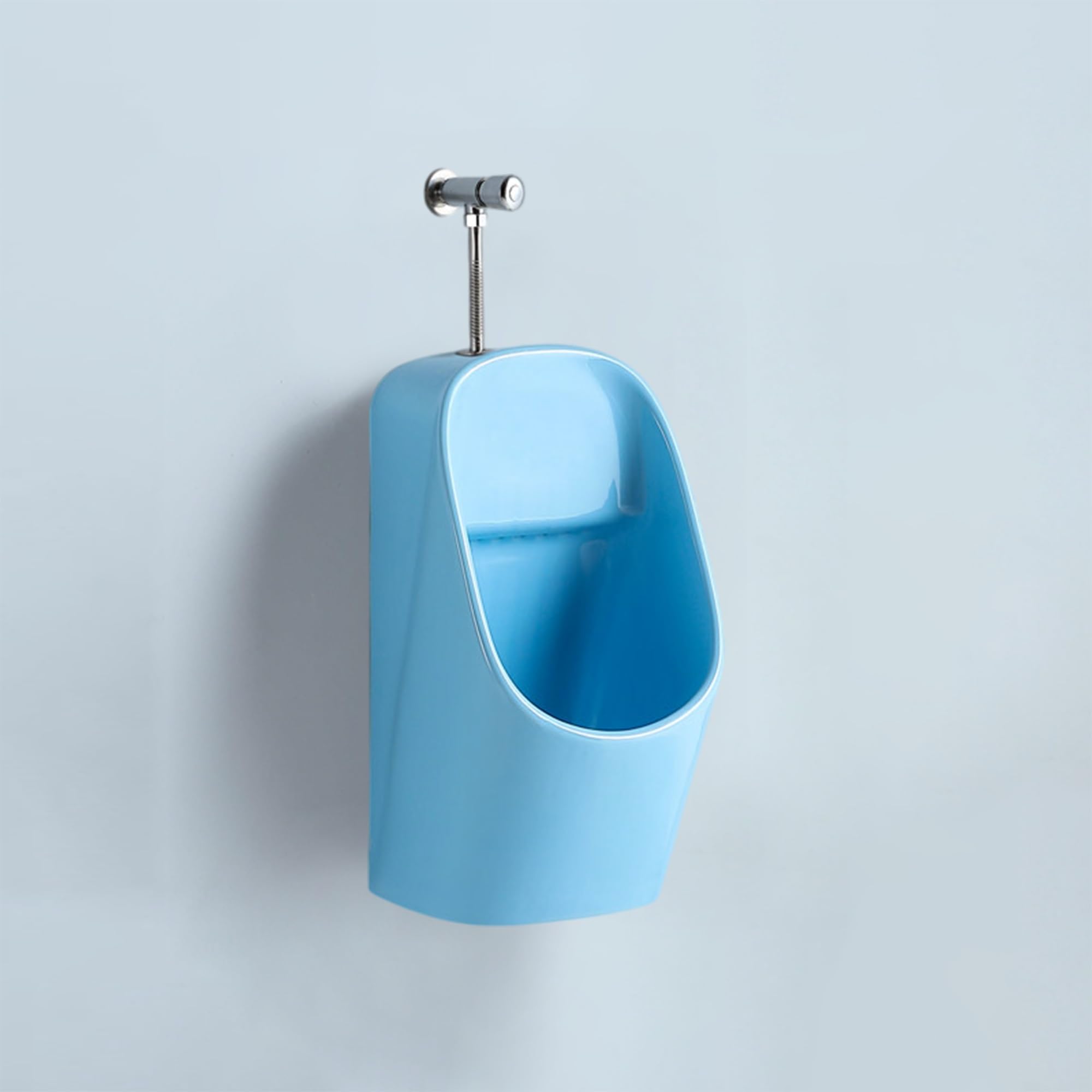 Mini pisuary do nauki korzystania z nocnika, ceramiczny pisuar z ręcznym spłukiwaniem, montowany na ścianie, do przedszkola, szkoły