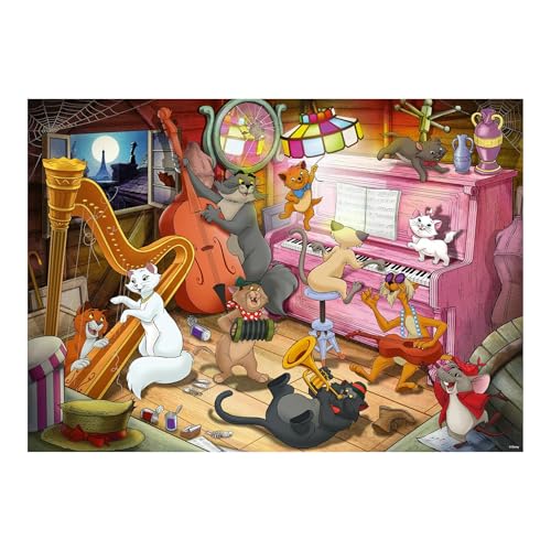 Puzzle 1000 piezas Ravensburger Disney Los Aristogatos Edición Coleccionista