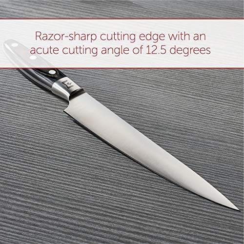 Wolf Gourmet Carving Knife And Fork Set, Ergonomic For Comfort And Control, Forged High-Carbon Stainless Steel, Durable (Wgcu211S) #TOP3