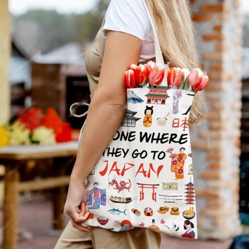 khanoqq Japan Landmark Tote Bag