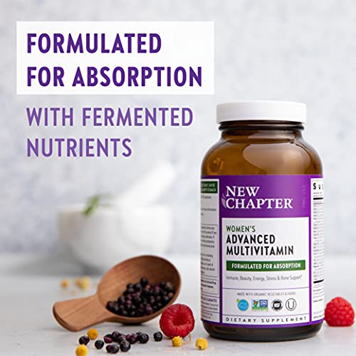 New Chapter Women's Multivitamin, Every Woman, Fermented With Probiotics + Iron + Vitamin D3 + B Vitamins + Organic Non-Gmo Ingredients - 72 Ct (727783003034) #TOP2