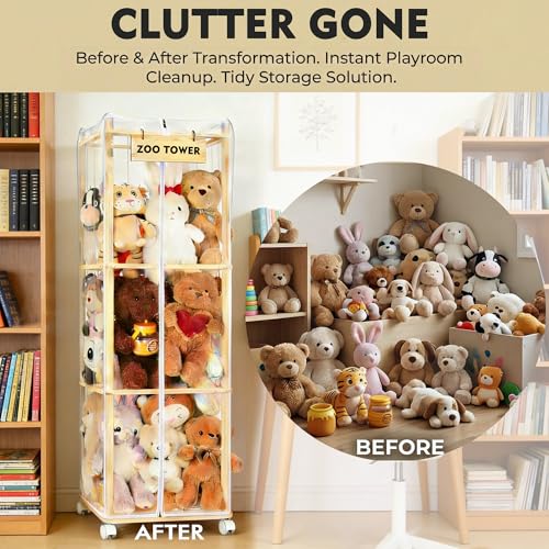 Organizador de juguetes con 30% de descuento y cubierta antipolvo
