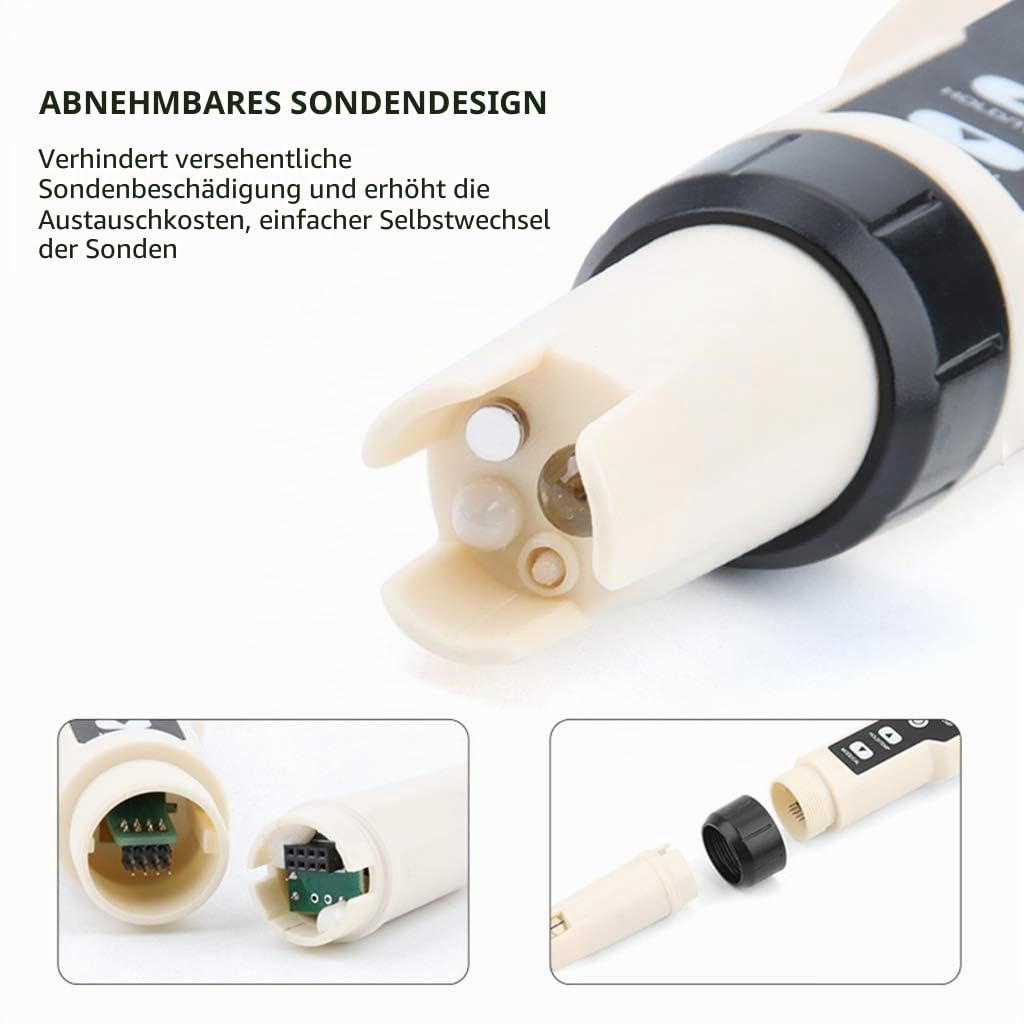 YY-400 4-in-1 PH/ORP/H2 & TEM Messgerät, digitaler Dydrogen-Ionenkonzentrationstest