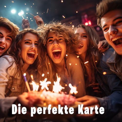 Lovely Cards - Rätselkarte bunt - Premium Geburtstagskarte zum 17. Geburtstag Mädchen Jungen Sohn Tochter - Geschenke Teenager - Geschenke Mädchen 17 jahre - Birthday Card A6 (17 Jahre)