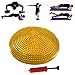 Coussin d'Équilibre Proprioception Formation Balance Board Balance Board Physio Wobble Coussin Physio Balance Pad Disque équilibre Yellow,Freesize