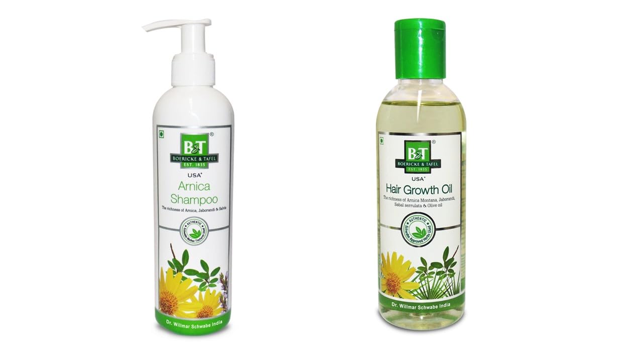 Boericke & Tafel Hair Care Combo – Arnica Shampoo 250ml with Aloe Vera & Calendula and Hair Growth Oil with Arnica Montana, Jaborandi & Olive Oil for Strong & Healthy Hair-image-25