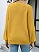 NIeyook Sweaters for Women Fall Clothes Lantern Sleeve Oversized Yellow Sweater Plus Size Casual Knit Pullover Tops Mustard XL