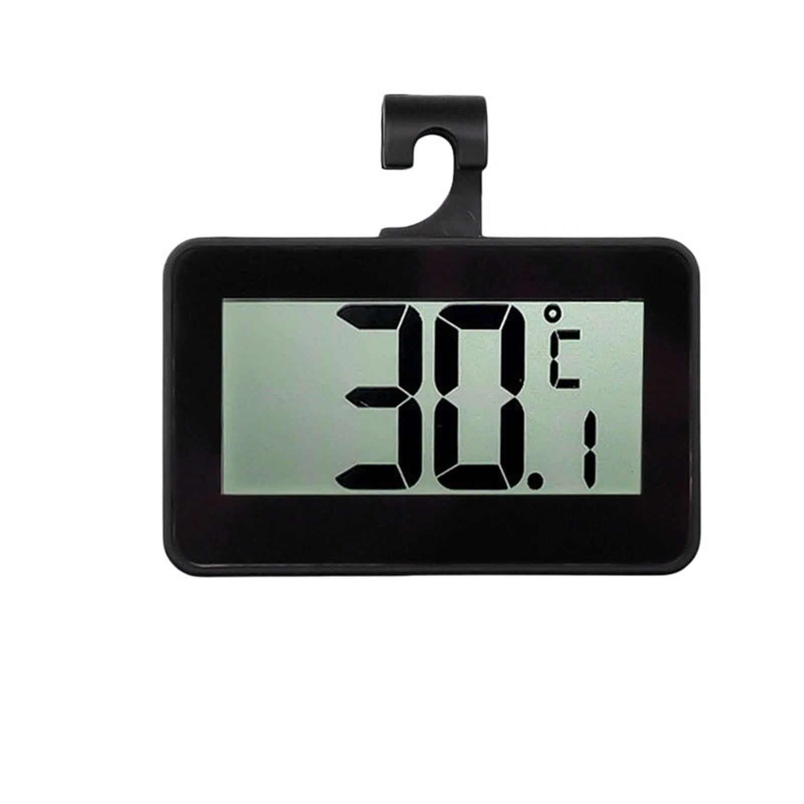 Cyfrowy higrometr do wnętrz, Cyfrowy monitor temperatury w pomieszczeniu, 30 sztuk czarno-białego termometru do lodówki i zamrażarki(Black)
