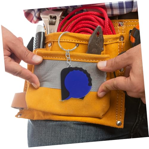 Cinta métrica retráctil mini llavero pack x10 miniatura 4