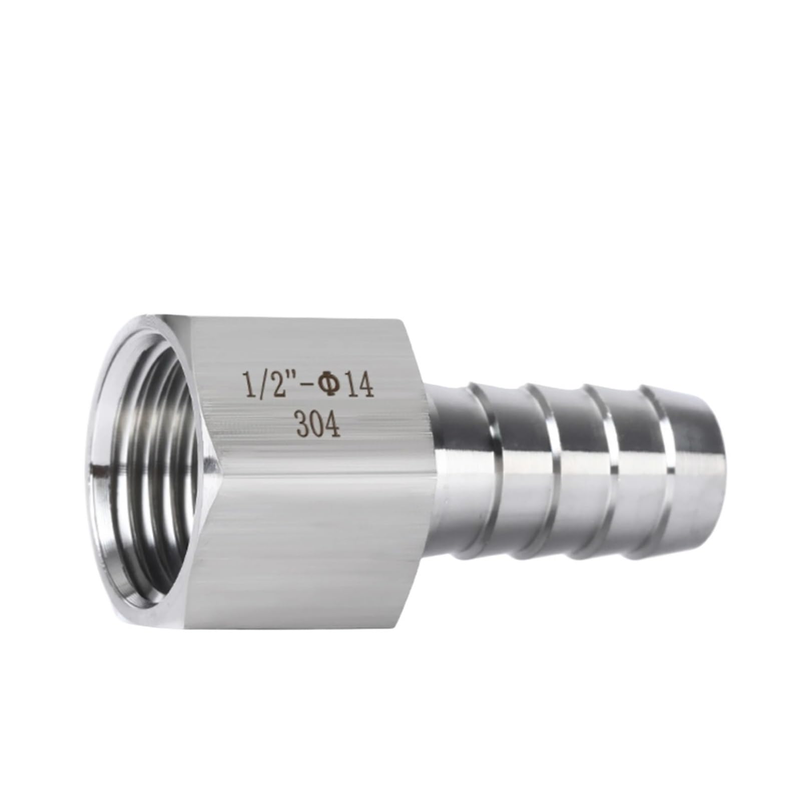 Raccords de tuyaux femelle inox 304 avec filetage rigoureux BSPP 3/4 pouce