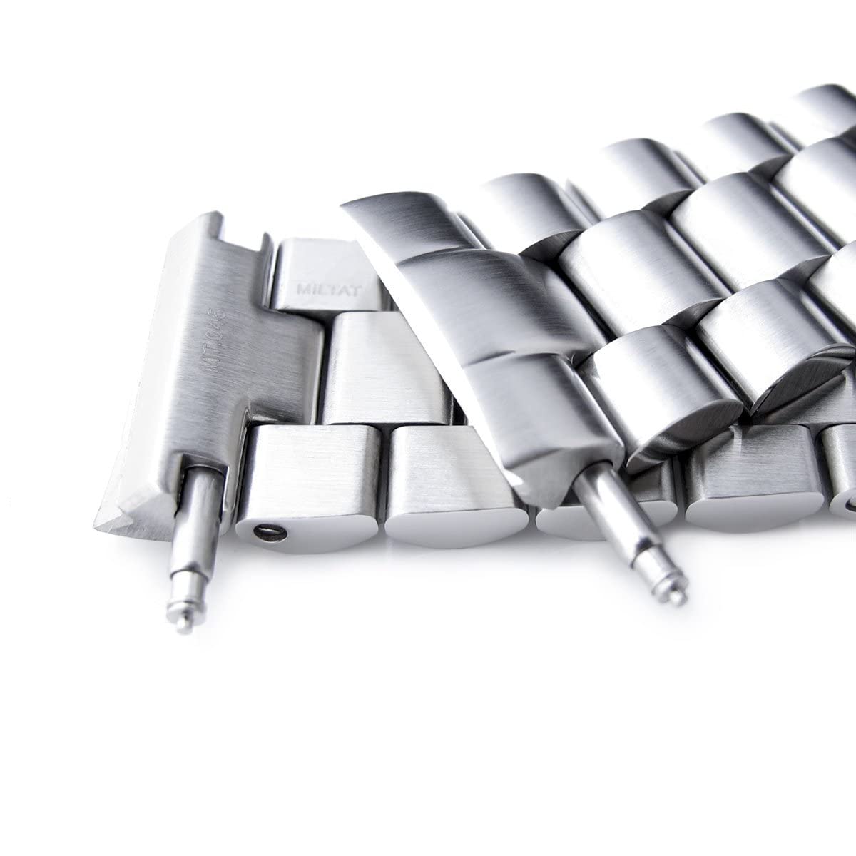 MiLTAT 22mm Bracelet de montre compatible avec Seiko SRP777 SRPA21, style-Endmill