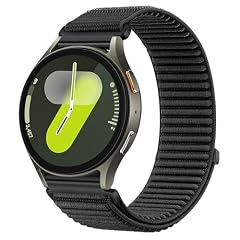 XMUXI Nylon 20mm Watch Strap Compatible with Galaxy Watch 7/6/5/4 40mm 44mm Strap,Compatible with Huawei Watch GT3/GT2 42mm/Forerunner 165/158/Vivoactive 6/5/3 Quick Release Sport Band (Azure Blue)