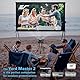 Elite Screens OMS120H2 Yard Master 2 Mobile Outdoor Leinwand, 304 cm (120 Zoll) Weiß/schwarz