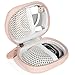 Hard protective case for Golf GPS by CaseSack, Specially Designed for GolfBudy Voice, Voice 2, Bushnell NeoGhost, Mesh pouches on both lid and base for GPS and cable separatedly (Rose Gold)