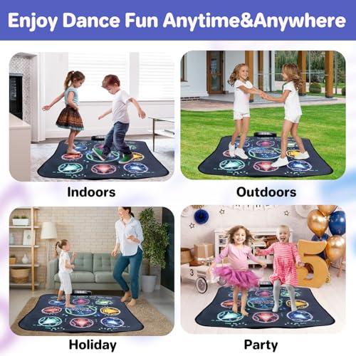 Zitranse YQ3301 Dance Mat, Electronic Dance Mixer Rhythm Step Playmat,Dance Pad Game Toy For Girls Boys,Christmas/Festival/Birthday Gift For Kids thumb #5