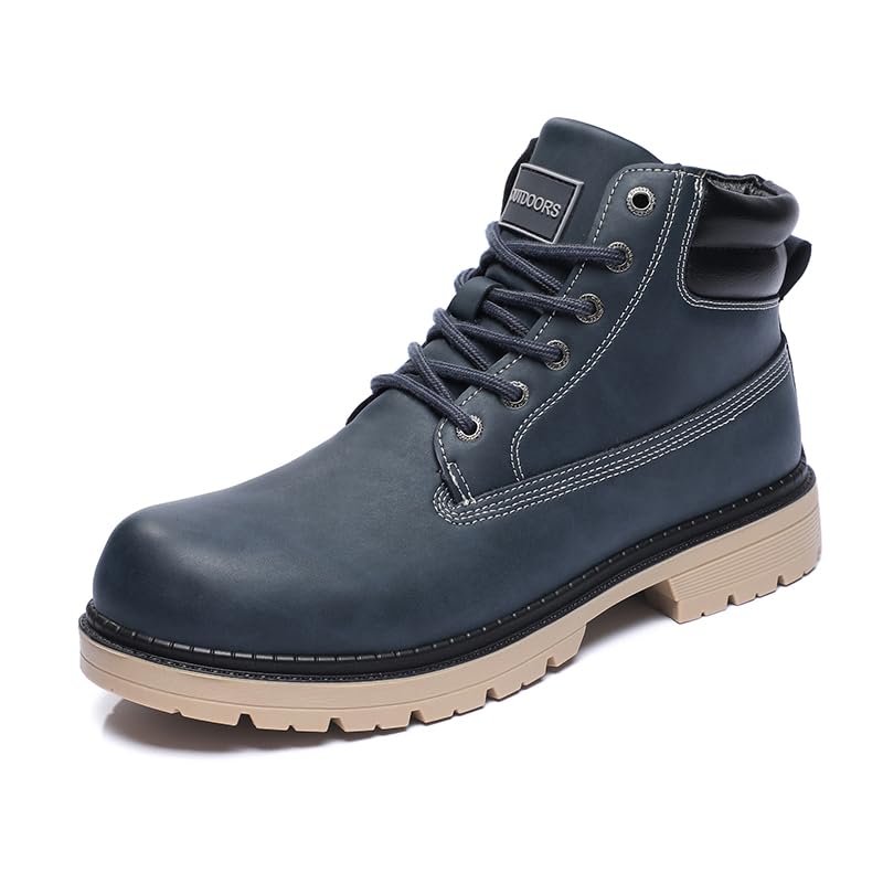 JSWEI Hiking Boots for Men and Women Comfortable Casual Chukka Boots - Outdoor Oxford &amp; Derby Waterproof Lightweight Lace up Resistant Walking Ankle